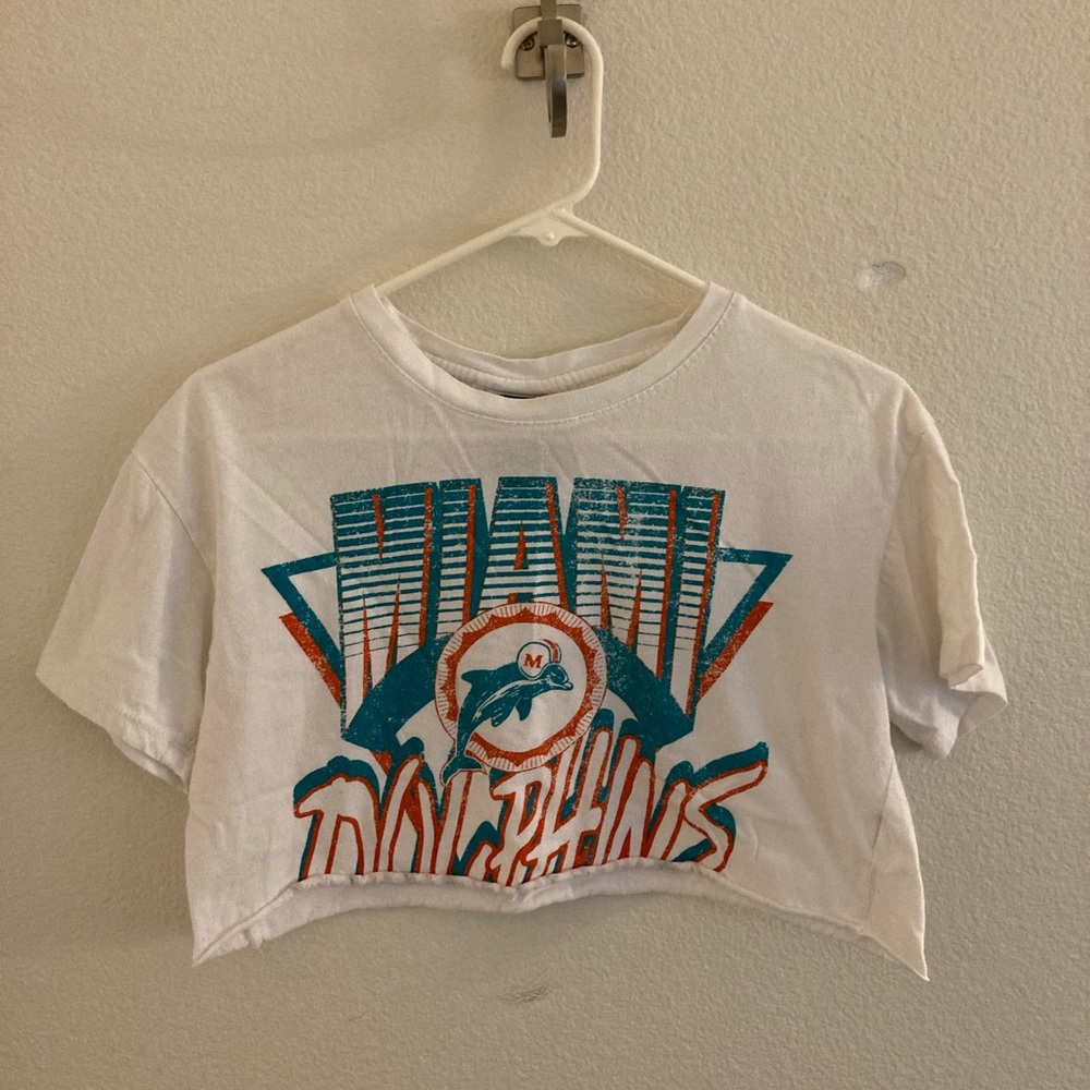Miami Dolphins cropped top